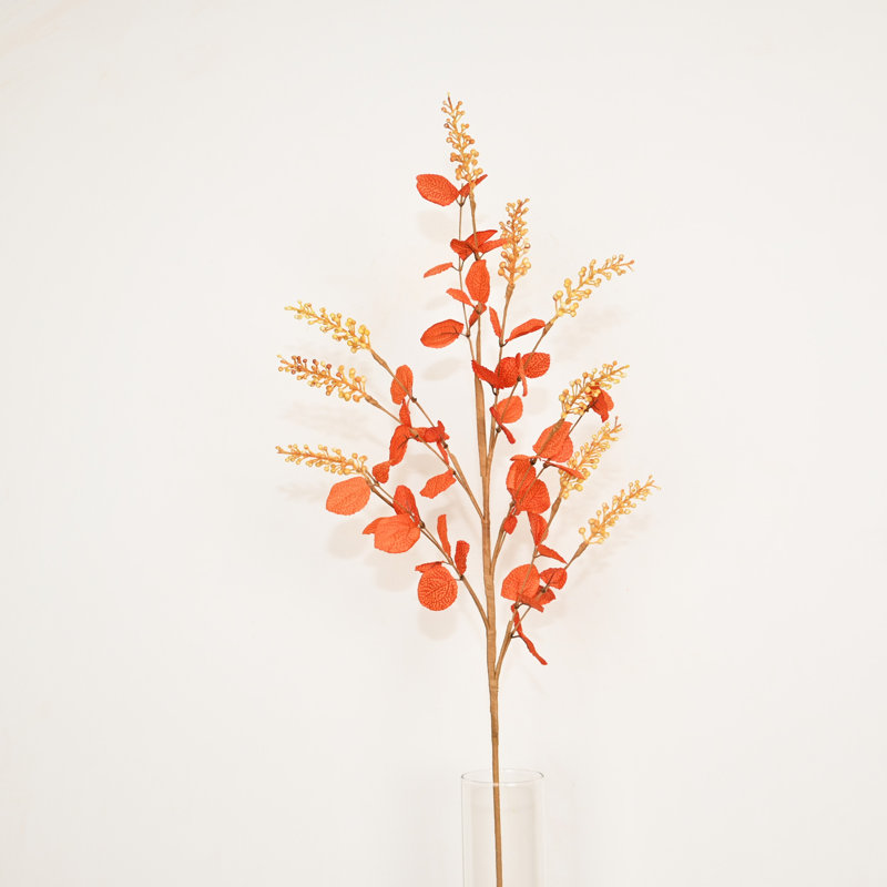 Garniture de table de cheminée de mariage 32 po, Orange