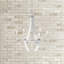 Crystal Empire 8 Light 30in x 38in Chandelier in White with Clear Radiance Crystals-2113843529-2113843531-2113843532