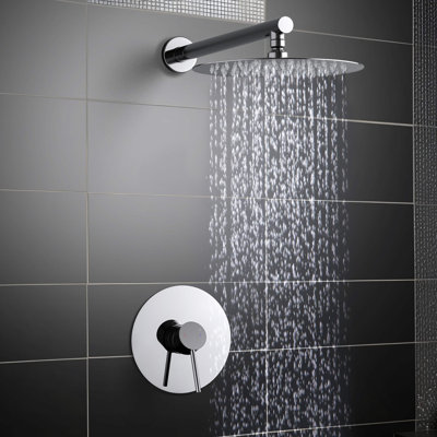 Dual Function Complete Shower System with Rough in-Valve
