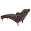 Chaise longue avec accoudoirs et coussins en bois massif-1749004656