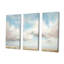 «White Clouds Scenery Minimalisme II», ensemble de reproduction d'art mural nuages-107767037-107767040