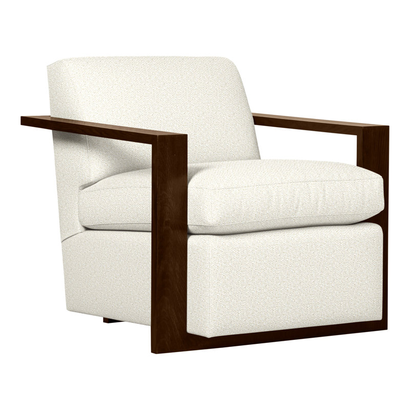 Thom Filicia Home 32" Wide Upholstered Armchair, Wrenn, Kenworth Pearl