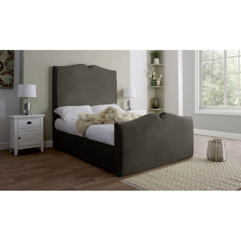 Annamolly Upholstered Bed, Asphalt, King