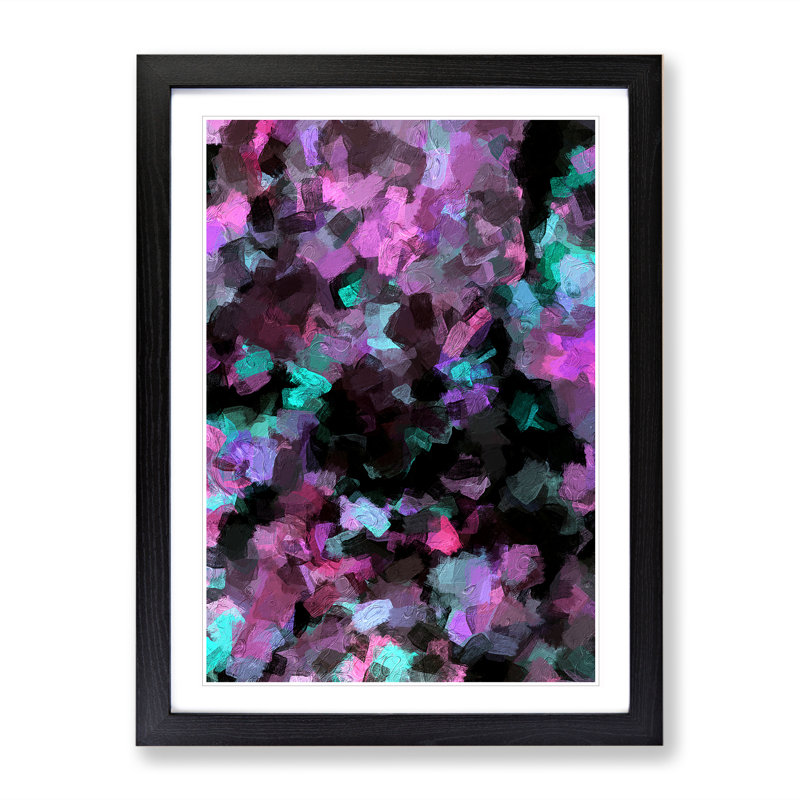 Ministry of Love Abstract - Framed Print, Black, 46cm H x 34cm W x 2cm D
