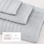Essuie-mains 100% coton à nervures zéro torsion (ensemble de 6)-1725491497-1695960007