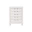 Commode Genoa G05790-CH, blanc scintillant