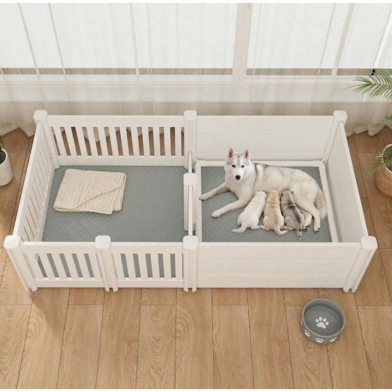 Machine-Washable Ultra-Plush Dog Crate Padding, Comfortable Fluffy Kennel Resting Surface for Large, Jumbo, Medium, and Small Dogs, Measuring 41 by 27 Inches, Gray Color
