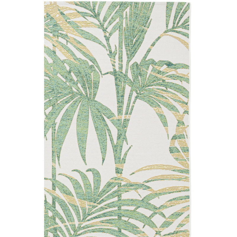 Alyena Performance Performance Floral Indoor/Outdoor Area Rug, Rectangle 5'3" x 7'6"