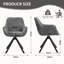 59cm Wide Upholstered Metal Side Chair (Set of 4)-1840795262