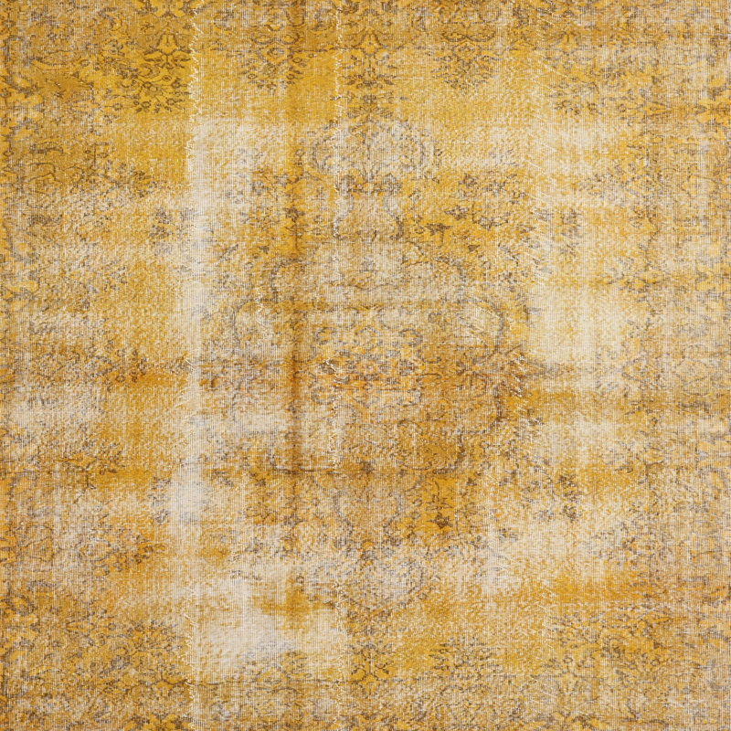 Tapis traditionnel lavable à la machine 3760 Akeba, Carré 7 pi