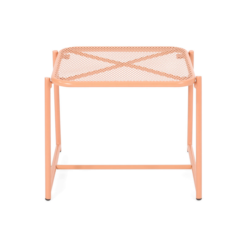Table d'appoint ELBA, H 16,25 po x l 19,5 po x P 18 po, Orange