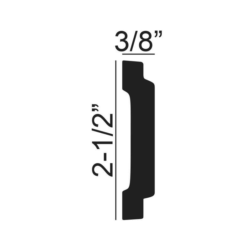 White Polyurethane Decorative Panel Moulding Sample
