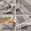 Ensemble de housse de couette rayé 100% coton délavé 3 pièces DONEUS-121887699-121887706
