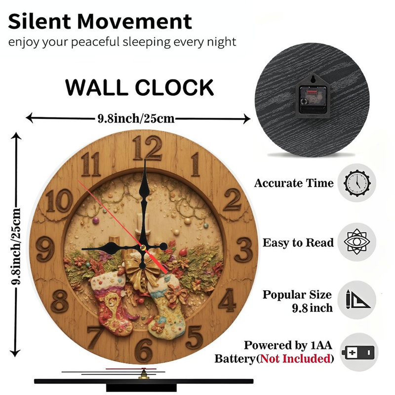 Horloge murale 9,84 "
