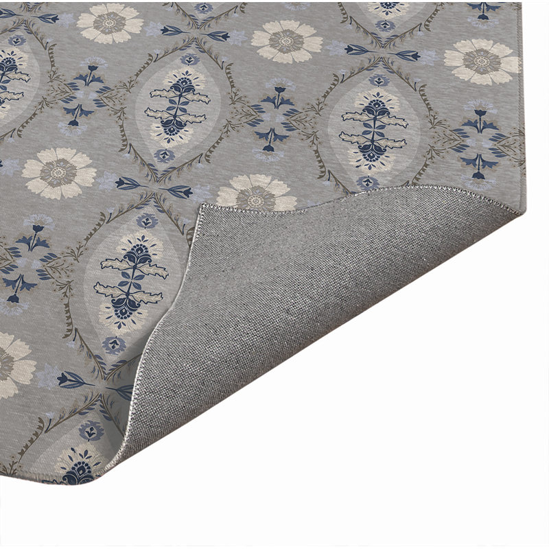 Tapis de bureau Reeva, Gris, L 60 po x P 84 po