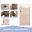 Ensemble de meuble-lavabo simple autoportant 18 po avec plateau en céramique Cleodis