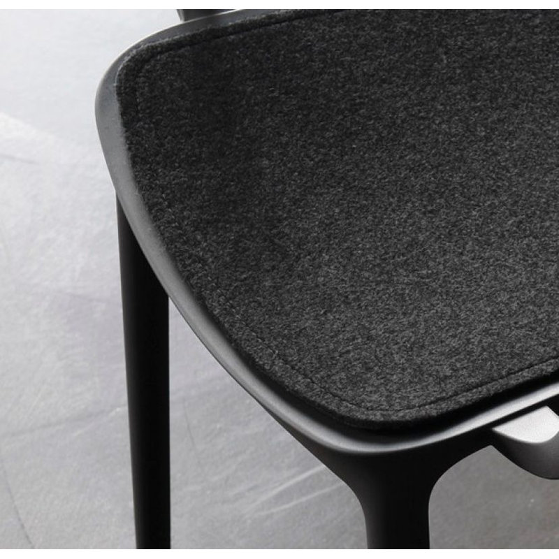 Gipsy Outdoor Dining Side Chair, Anthracite