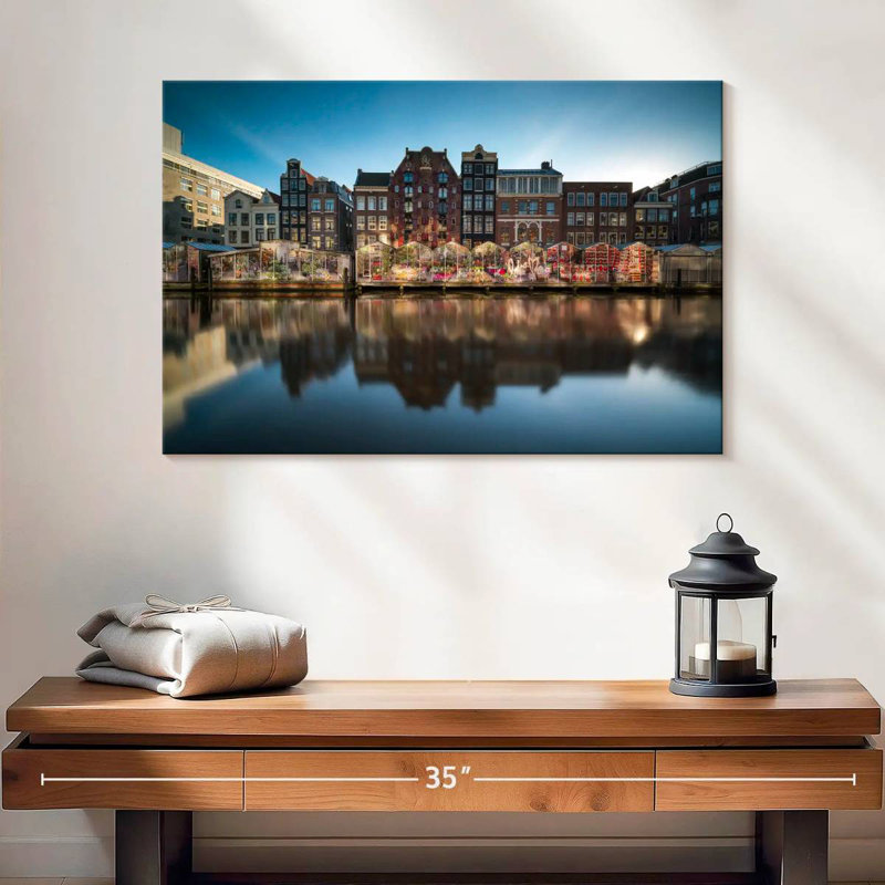 Nicci Bloemenmarkt à Amsterdam, H 16 po x l 24 po