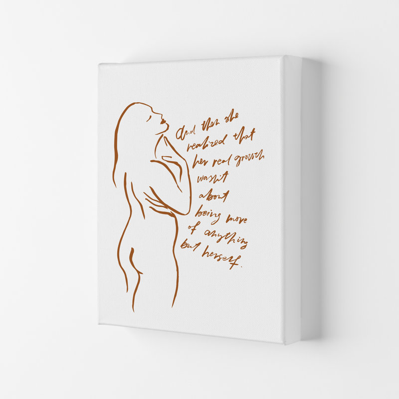 And Then She Realized Sketch by Planeta444 - Print, 42cm H x 30cm W x 1cm D, No Framed
