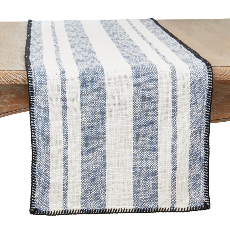 Rectangular Striped Table Runner
