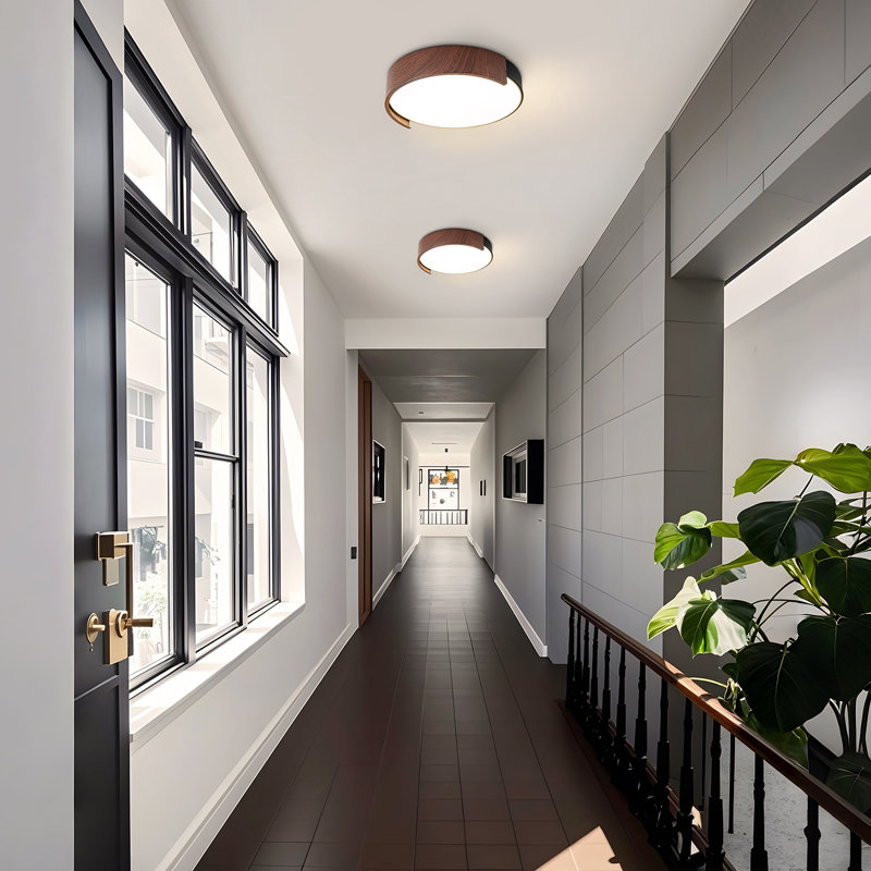  Simply Design Energy-Saving Round LED Dimmable Ceiling Light Acrylic Shade, 3.15" H x 14.96" W x 14.96" D, 36 W