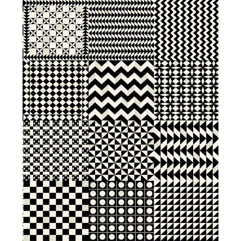 Fornasetti Senza Tempo II Wallpaper Roll, Black/White