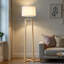 Lampe sur pied en bambou de style campagne facile à assembler-2122274162