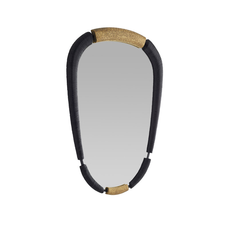 Hitchcock Novelty Solid Wood:Brass Mirror