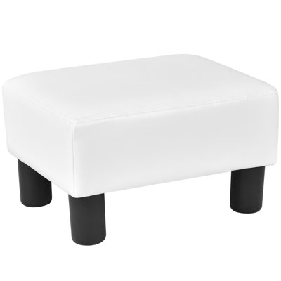 Nasira 40cm Wide Rectangle Solid Colour Footstool Ottoman