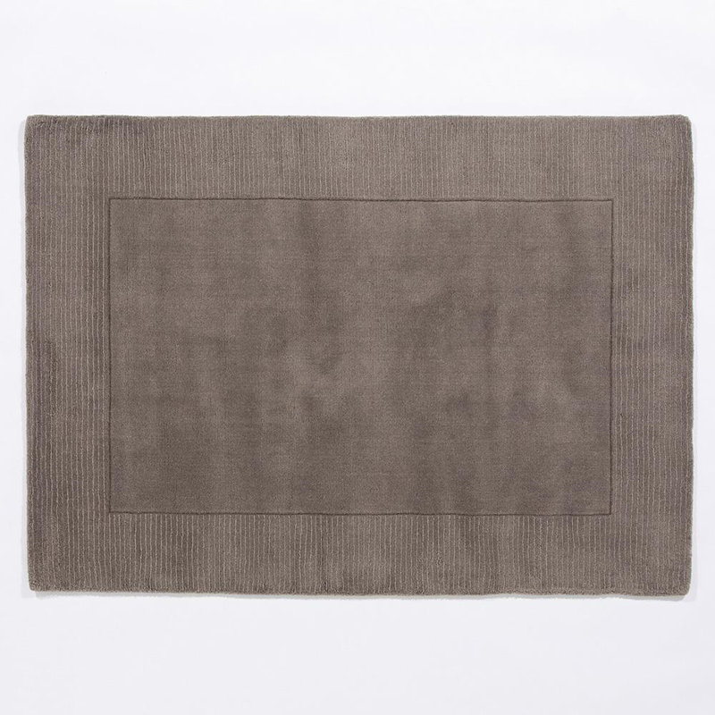 Aakin Solid Colour Hand Woven Area Rug, Rectangle 120 x 170cm 