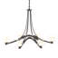 Oval Ribbon 6 - Light Shaded Classic/Traditional Chandelier-1748523105-1748523109