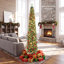 Arbre de Noël artificiel 9 pi avec lumières DEL blanc chaud-275223463