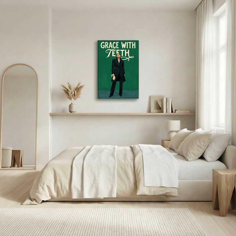 «Grace With T dents», reproduction d'art sur toile, ensemble de 1, Wrapped Canvas, H 24 po x l 16 po