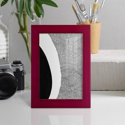 Fredrich noir et blanc abstrait II - reproduction de cadre photo simple