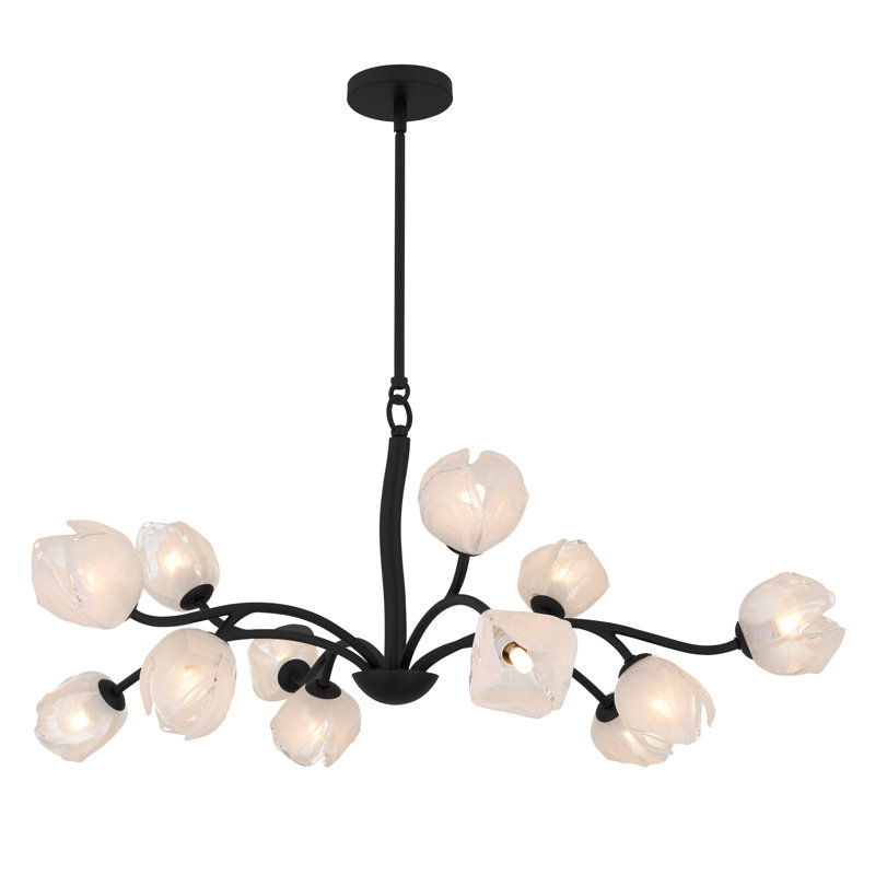Lustre noir mat 12 lumières Walker