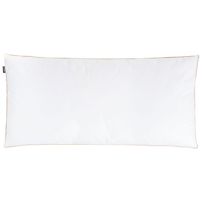 3-Chamber Bed Pillow ETNA High Duck Feathers and Down 40 x 80 cm White, 40 x 80 cm, 10cm
