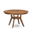 L'ensemble de table de salle à manger 5 pièces comprend une table de cuisine moderne et 4 chaises rembourrées en tissu de lin gris avec dossier haut, noyer antique-1430893979-1421186602