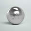 Sphère en verre Etta en argent texturé-1963365269