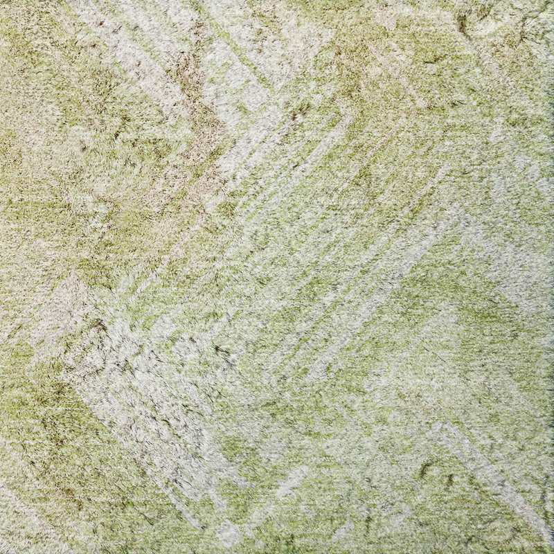 Tapis à poil long de qualité supérieure lavable à la machine ADS630, Green, 9' x 12'