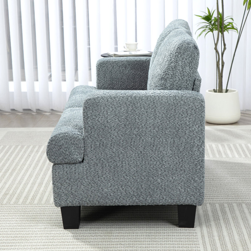 2 Seater Loveseat, Light Grey