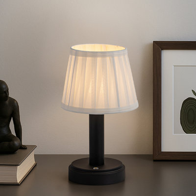 Mini lampe de table à DEL 11 "rechargeable sans fil de type C rétro