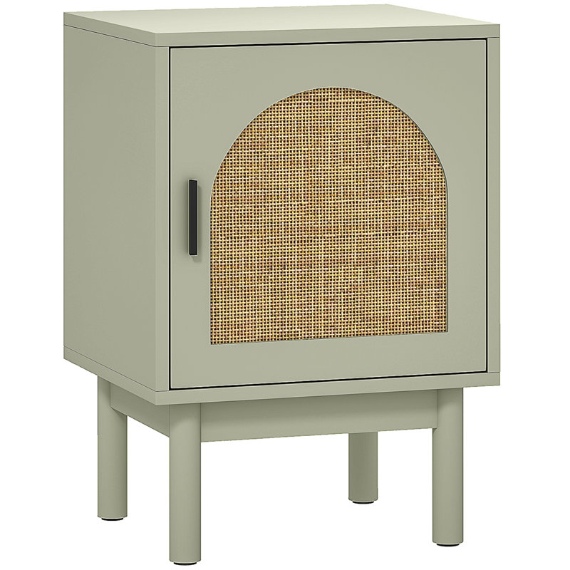 35cm W Manufactured Wood Bedside Table