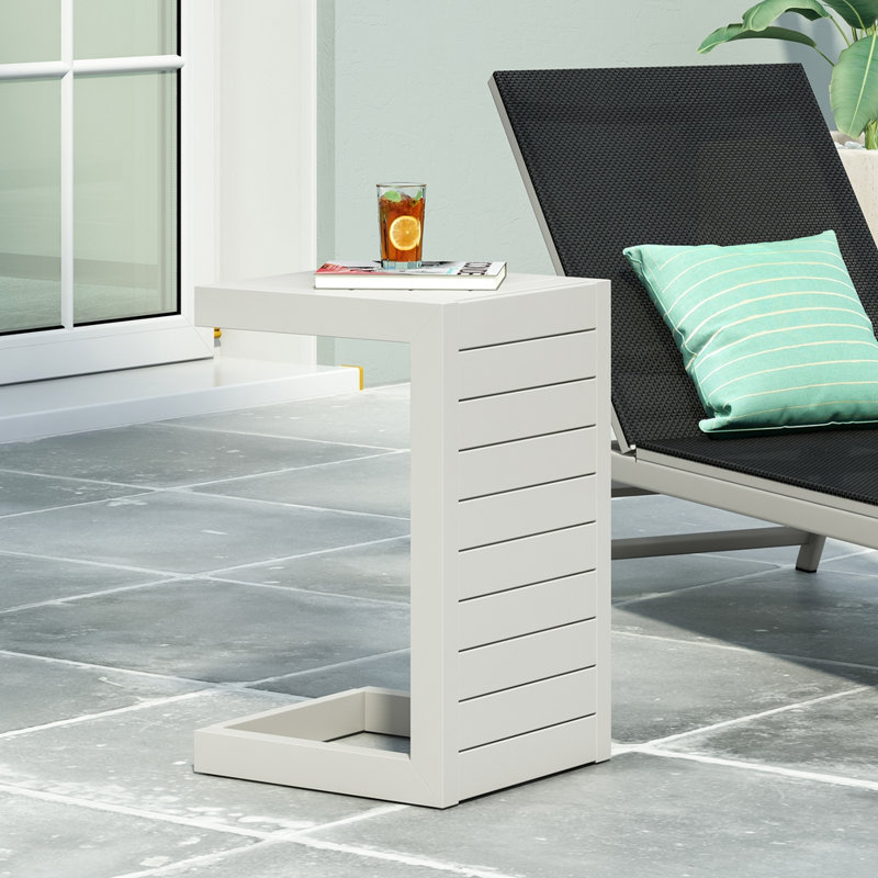 TABLE EN C BLANC, Blanc