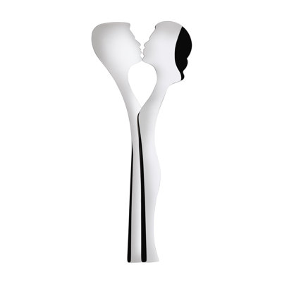 Couverts à salade Abbraccio - argent