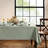 Avo Solid Texture Water And Stain Resistant Rectangular Polyester Tablecloth-1516947497-1516947499