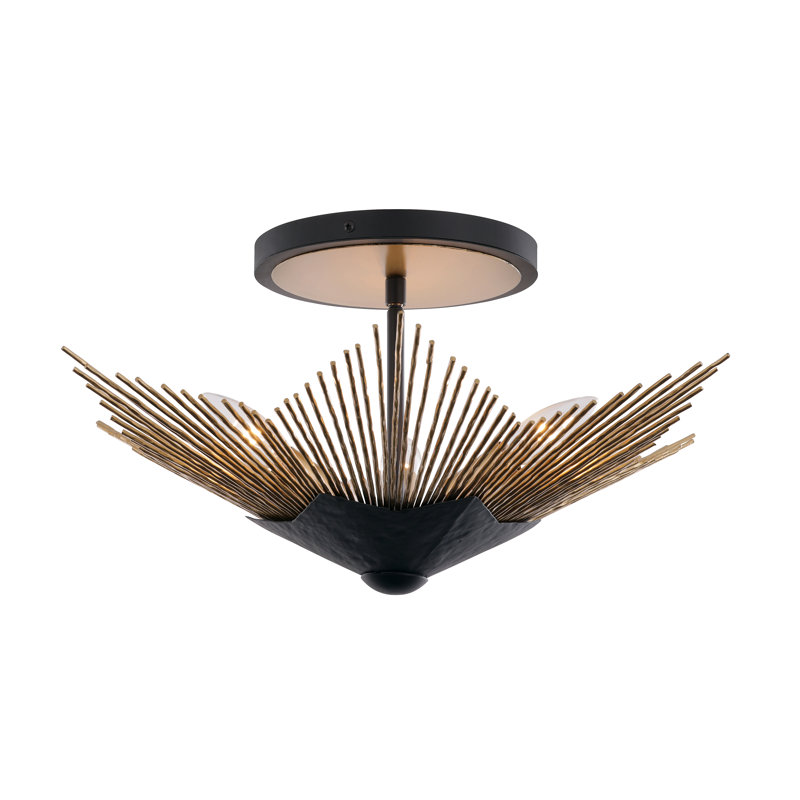 Aristocrat Semi-Flush Mount Light, 4