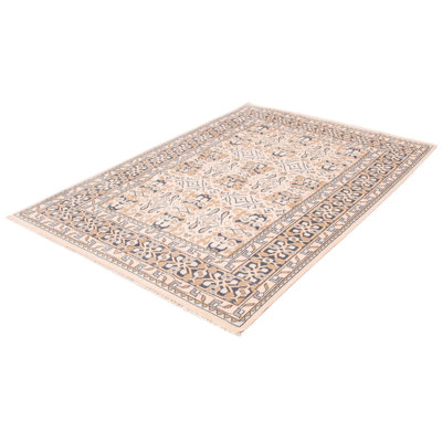 One-of-a-Kind 9'0" X 12'0" New Age Wool Area Rug in Ivory