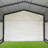 Fabric Enclosure Kit for ALEKO’s 25x12’ Black Metal Carport
