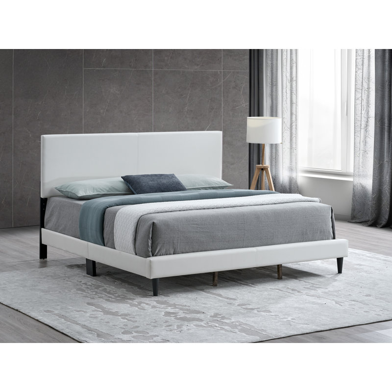 Baron Queen Bed, White, White, Queen
