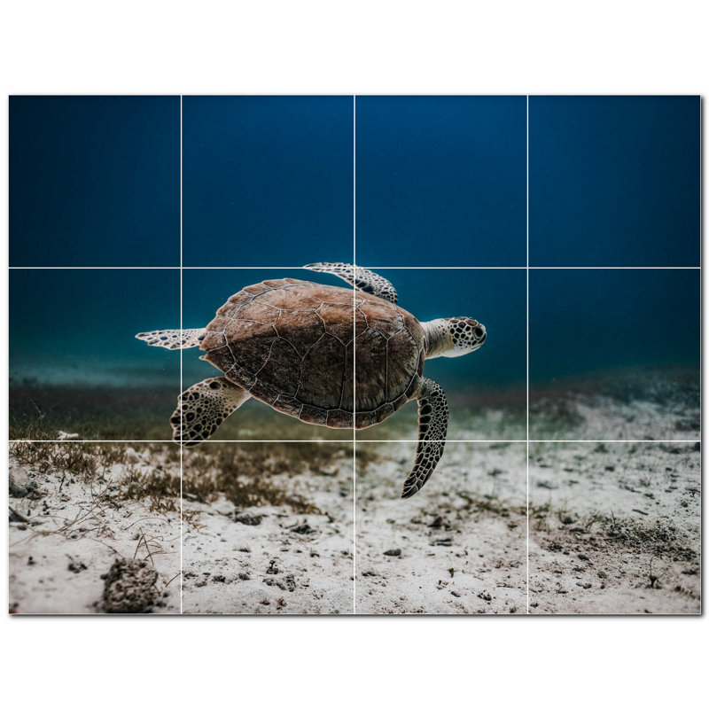 8'' x 8'' Satin Ceramic Decorative Mural